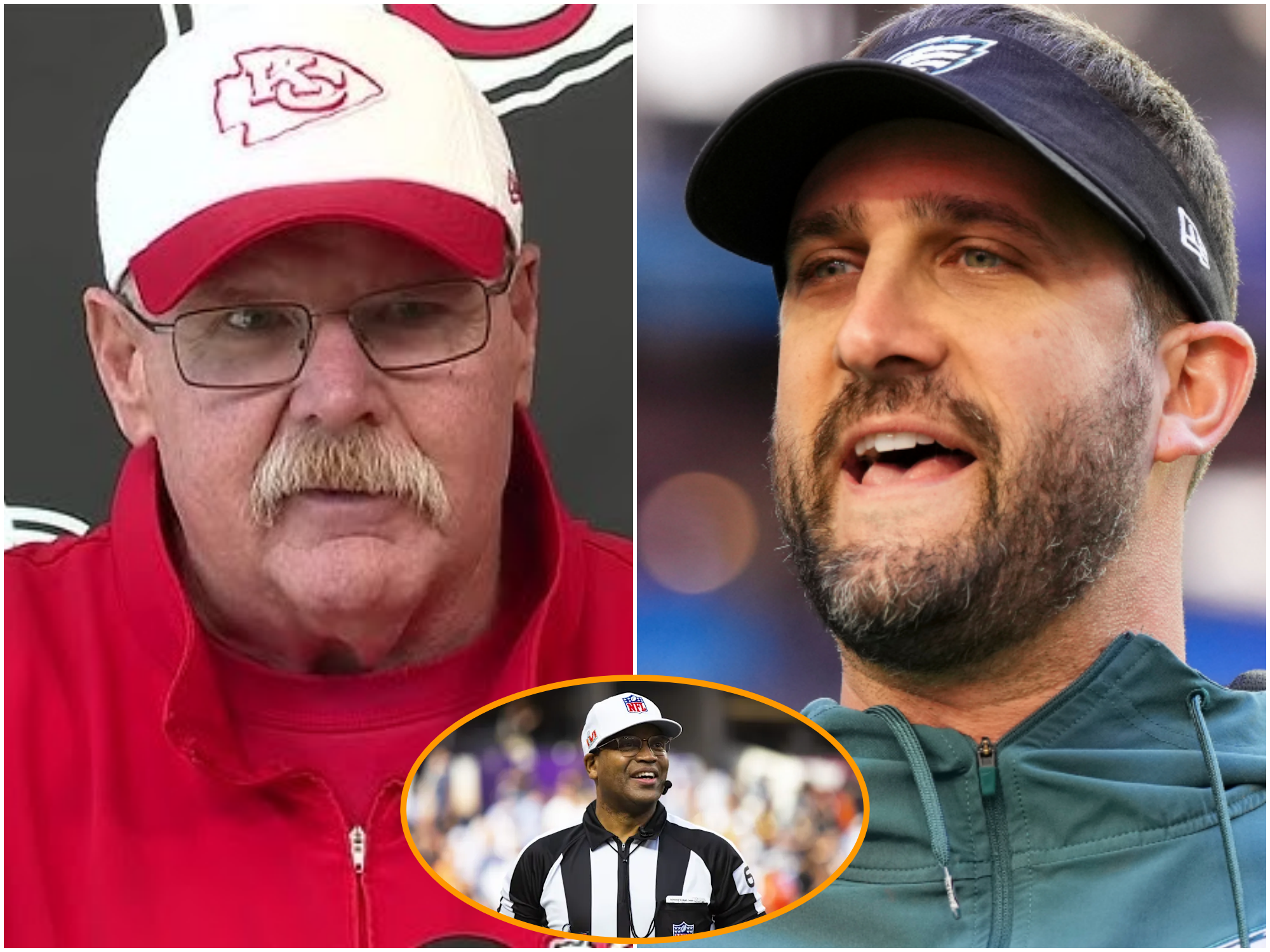 Cover Image for BREAKING NEWS: Referee Ron Torbert from the Kansas City Chiefs vs. Philadelphia Eagles game has been suspended after the match revealed that he missed multiple fouls committed by the Eagles. Kansas City Chiefs head coach Andy Reid has increased pressure on the NFL over allegations of unfair play, while Eagles head coach Nick Sirianni has responded with a strong statement.