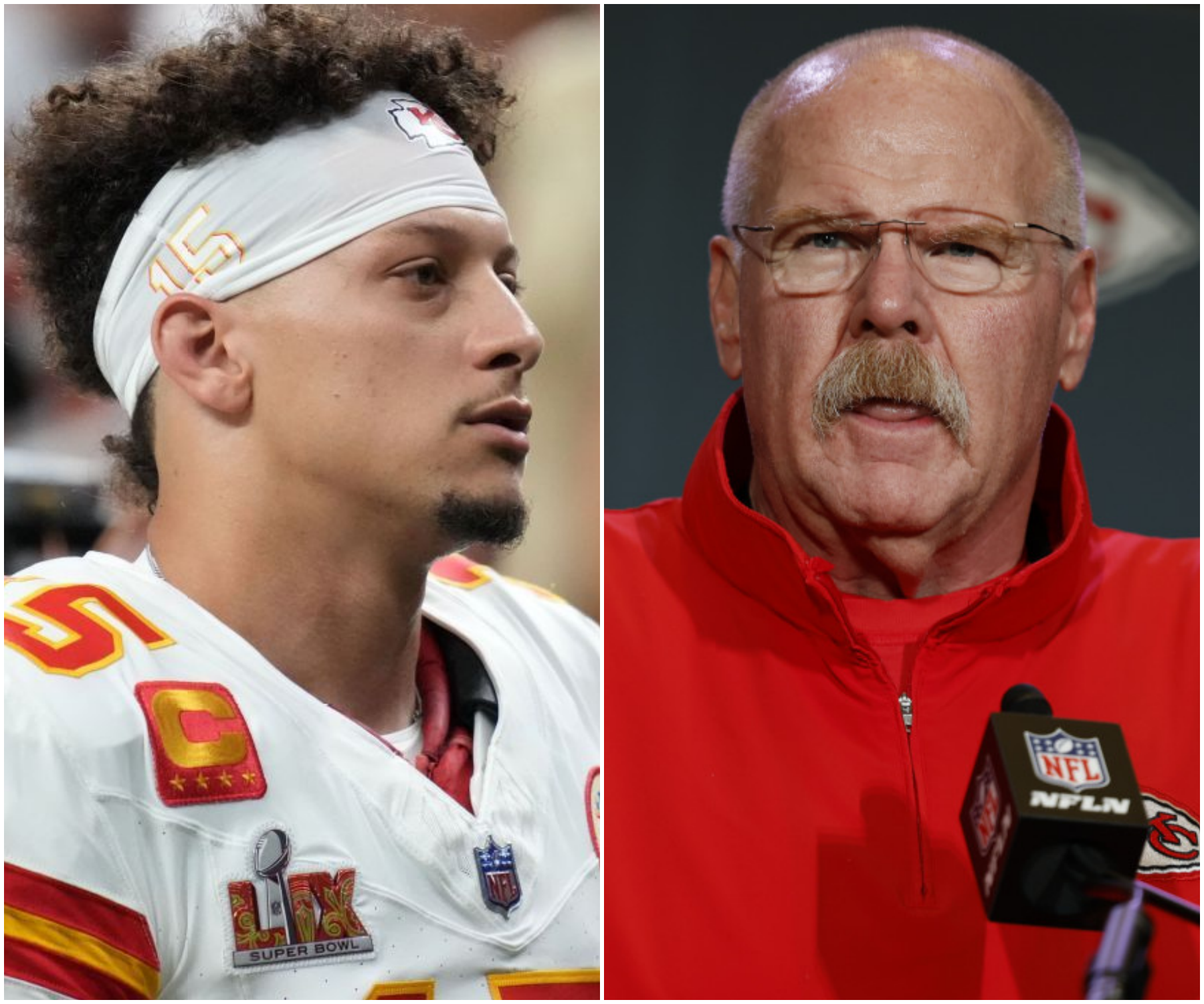 Cover Image for Head coach Andy Reid of the Kansas City Chiefs stated the reason for the loss, which garnered sympathy from fans, bringing them to tears and prompting prayers for Patrick Mahomes, who faced serious issues before the game, preventing him from playing at 100%.