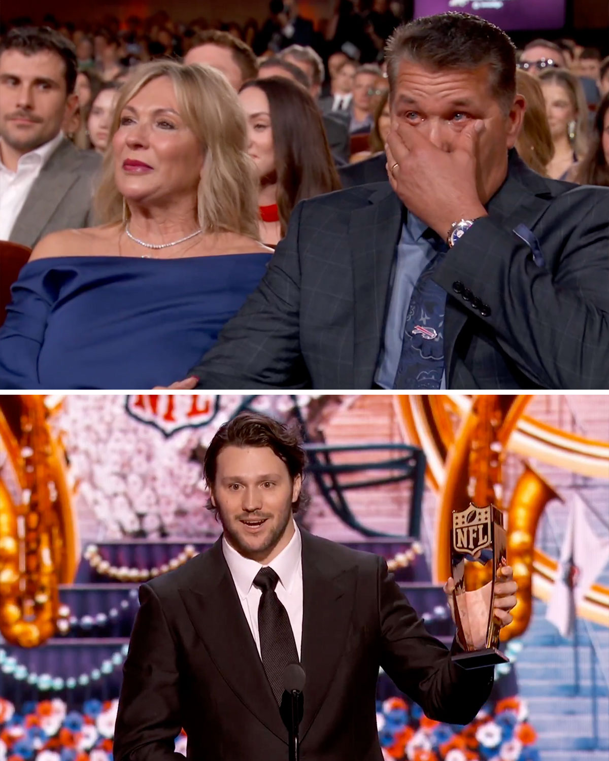 Cover Image for Josh Allen brought his parents to tears during his MVP speech at NFL Honors