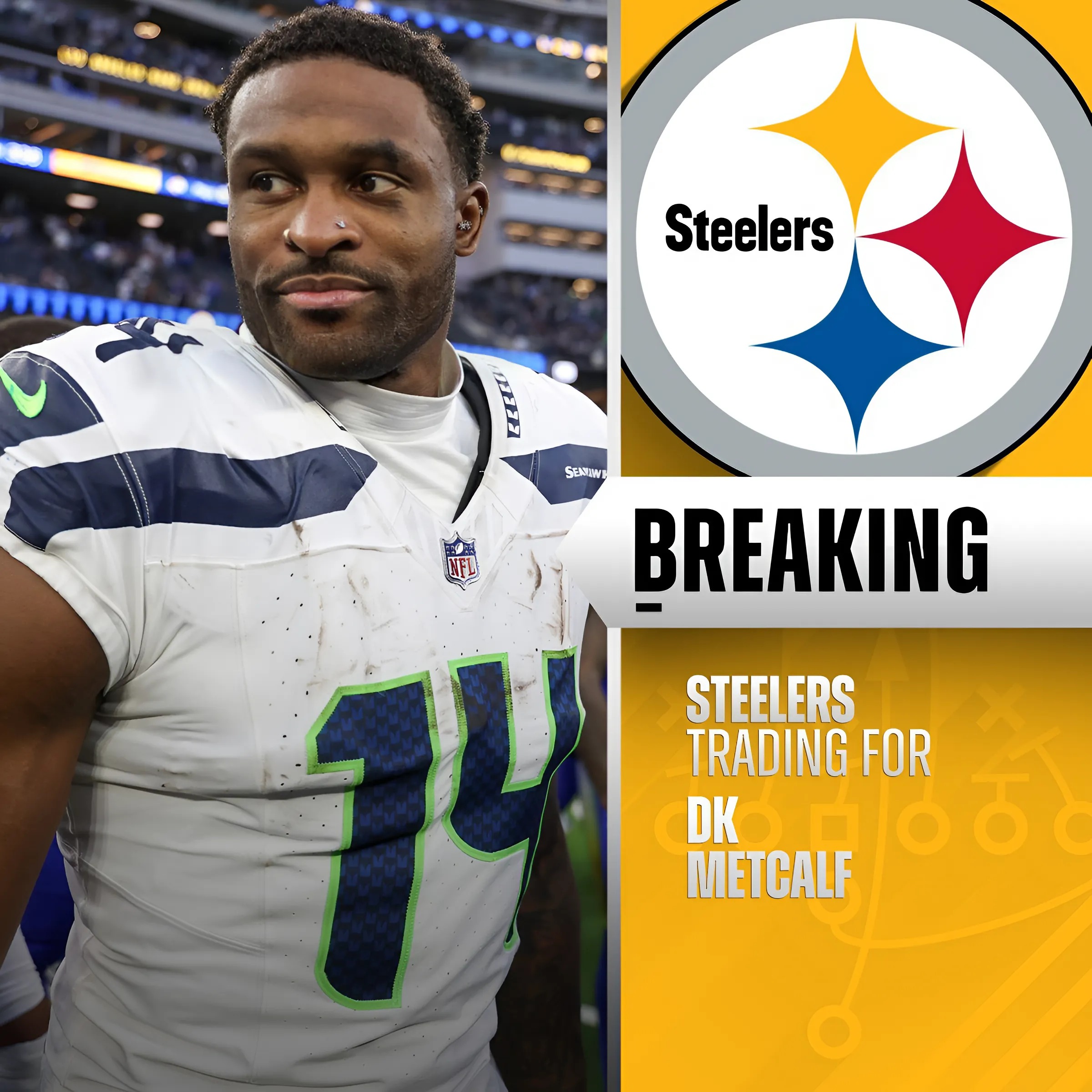 Cover Image for BREAKING: Details of DK Metcalf’s five-year, $150 million contract with Pittsburgh leave fans stunned upon further review.