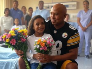 Boy Dying of Cancer Has One Last Wish - Pittsburgh Steelers legend Hines Ward's incredible response brought his family to tears! Her father, a veteran who sacrificed everything to save his daughter, wrote a heartfelt letter, not expecting a reply. vannguyen