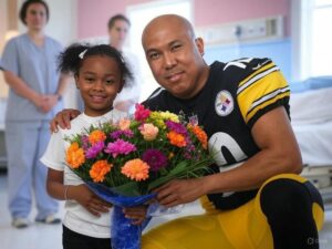 Boy Dying of Cancer Has One Last Wish - Pittsburgh Steelers legend Hines Ward's incredible response brought his family to tears! Her father, a veteran who sacrificed everything to save his daughter, wrote a heartfelt letter, not expecting a reply. vannguyen