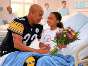 Boy Dying of Cancer Has One Last Wish - Pittsburgh Steelers legend Hines Ward's incredible response brought his family to tears! Her father, a veteran who sacrificed everything to save his daughter, wrote a heartfelt letter, not expecting a reply. vannguyen