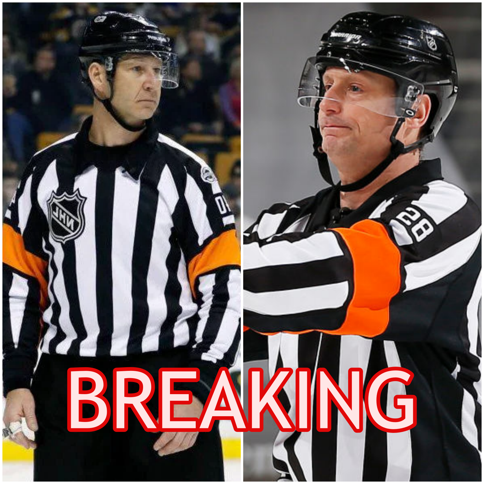 Cover Image for NHL removes two of the referees voted to be the “worst” in the league from the playoffs.