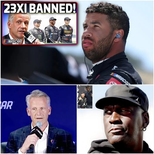 Cover Image for NASCAR JUST DECIDED BANNED 23XI after NEW EVIDENCE Emerged Changes EVERYTHING!