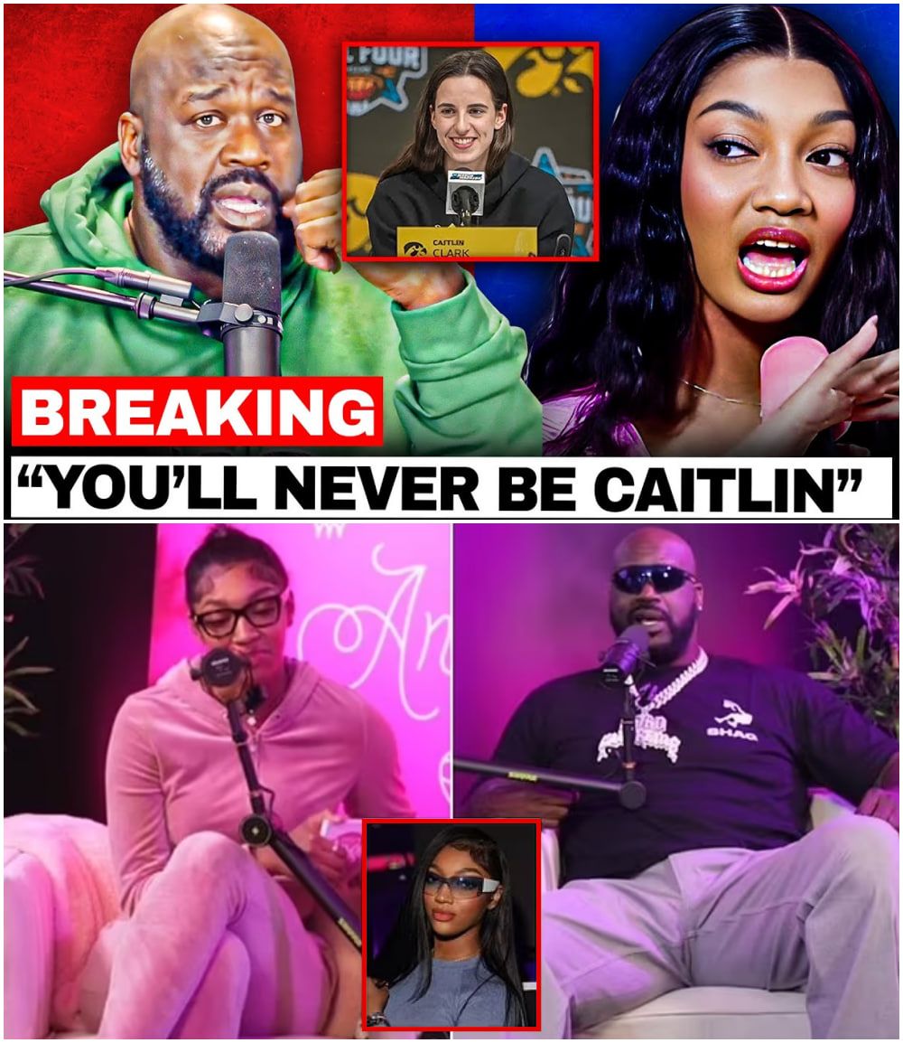 Cover Image for Shaq Praises Caitlin Clark as “The Future” — Then Turns to Angel Reese With a Brutal Smile That Sparked Instant Debate On his podcast, O’Neal didn’t hold back — delivering raw praise for Clark while throwing a not-so-subtle jab at Reese that set social media on fire. One rose, one reeled… and fans are still replaying the moment that shook the WNBA spotlight.