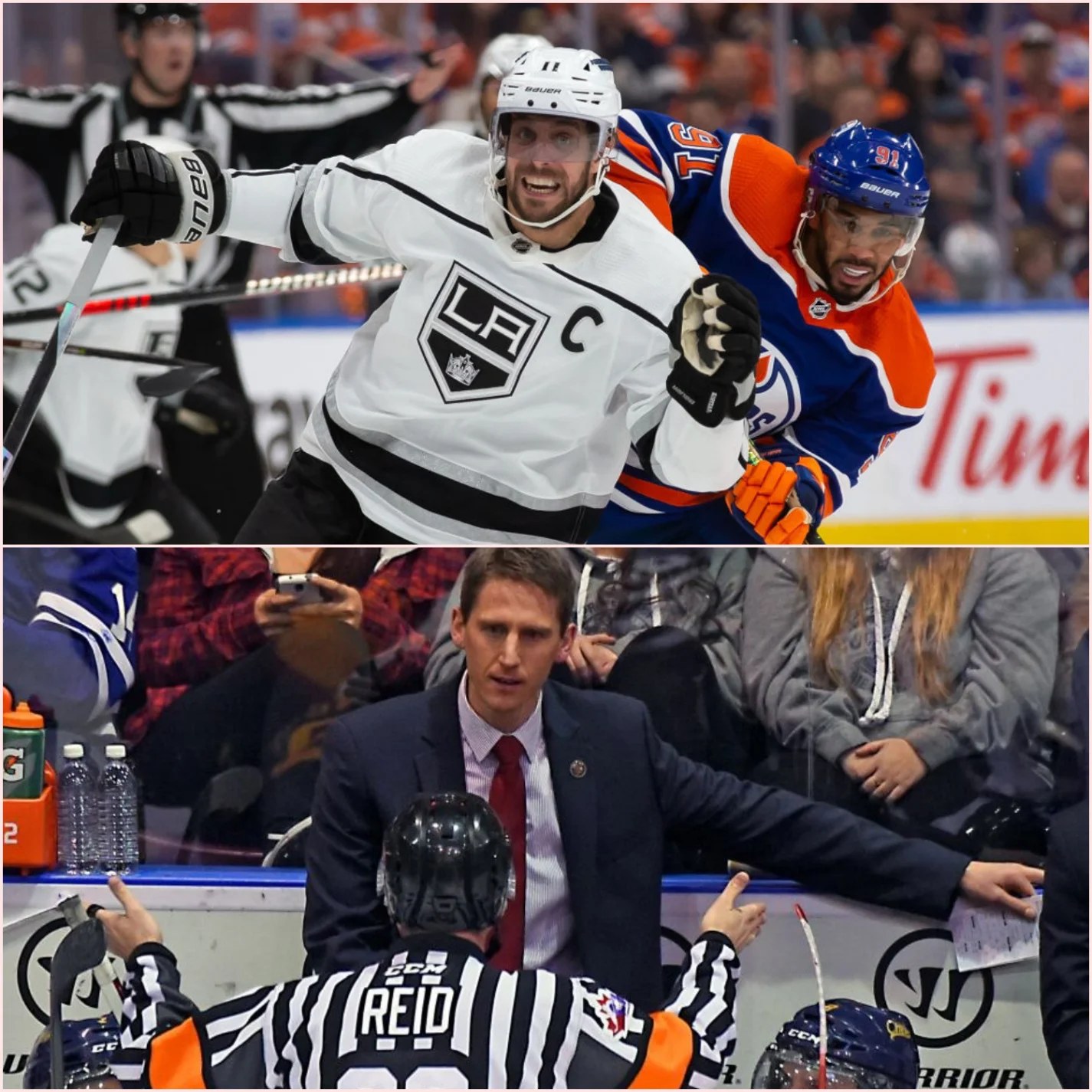 Cover Image for SHOCKING NEWS: Kings players have caused a stir on social media after they asked the NHL to void Game 4 of the playoffs and demand a rematch with the Oilers due to evidence that the Oilers coach paid $500,000 to hire notorious “Mafia” gangs to fix the game in advance.