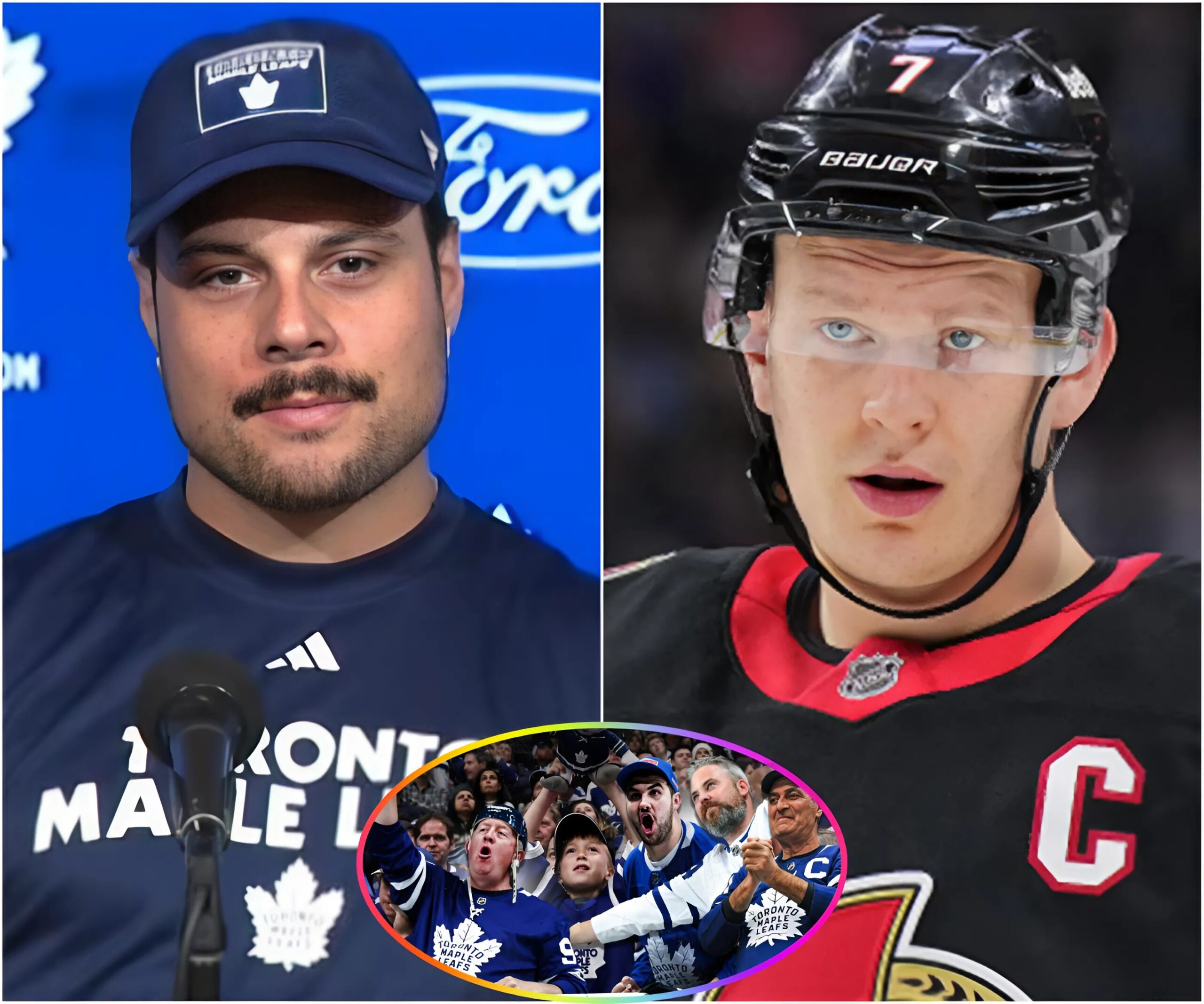 Cover Image for BREAKING: Captain Auston Matthews excites Toronto Maple Leafs fans after sharing a message revealing he has found the Ottawa Senators’ weakness ahead of the upcoming playoff match, prompting a worried response from Brady Tkachuk.