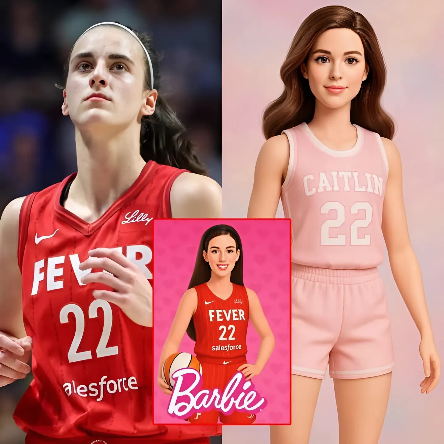 Cover Image for BREAKING: Caitlin Clark was nominated to become the first female athlete to own an official Barbie-Ambassador doll, recognizing her positive impact on culture, style and community.