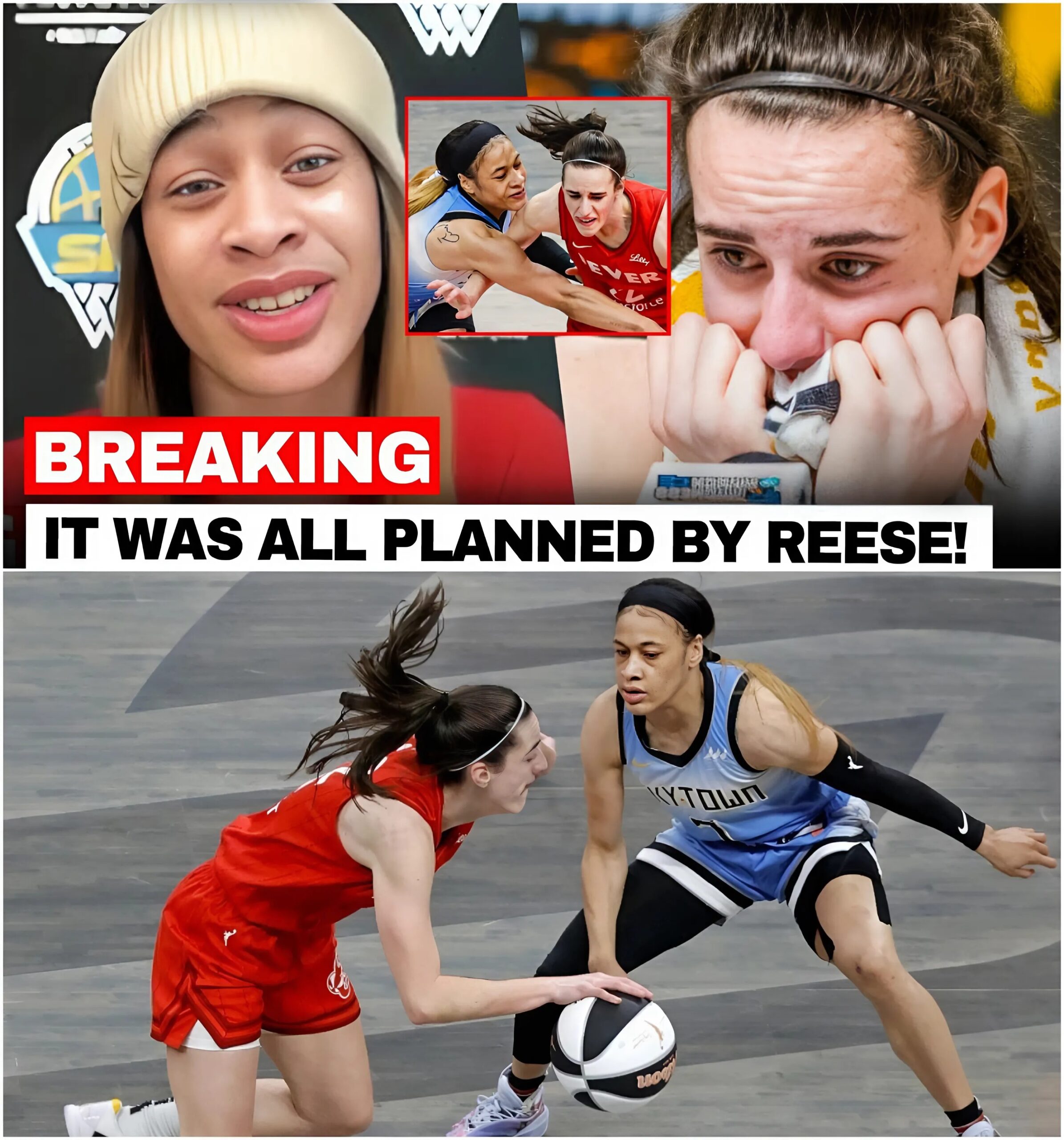 Cover Image for Chennedy Carter Breaks SILENCE & JUSTIFIES Caitlin Clark Attack