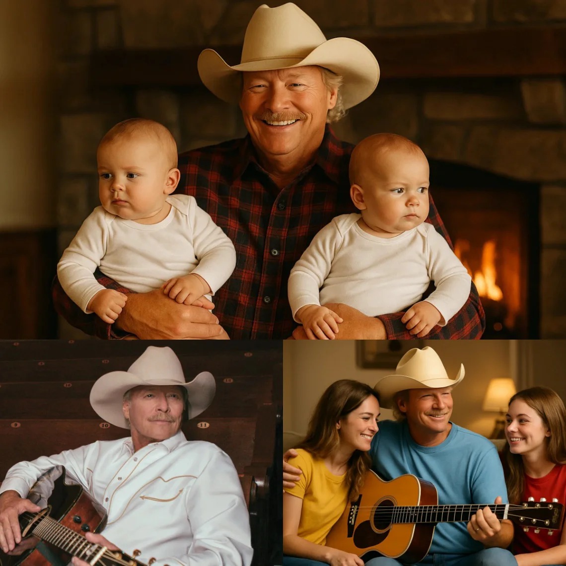 Cover Image for HOT NEWS: 20 years ago, Alan Jackson saved two abandoned twin girls—20 years later, the beautiful, radiant young women did something that brought Alan Jackson to tears… 20 years ago, he was hosting a show on a small stage. After finishing work, he went for a walk around the school. Suddenly, a heavy rainstorm hit. The nearest shelter was a closed convenience store, and there, behind a dumpster, he saw two small children huddled together. They were twin girls, no older than four—cold, hungry, and alone…