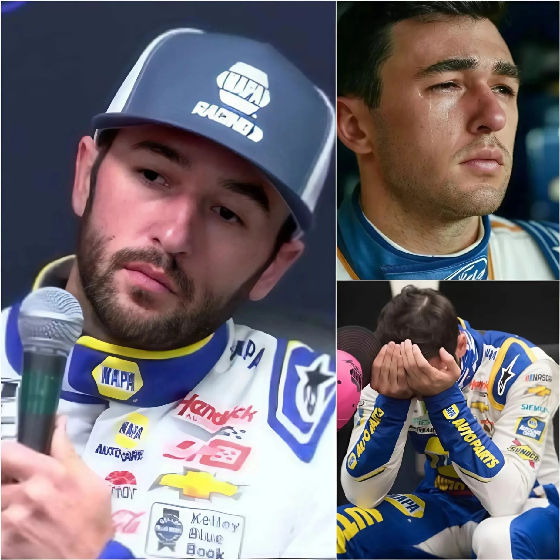 Cover Image for BAD NEWS: NASCAR Fans and Ferrari Teammates Shed Tears and Pray Together for Chase Elliott and His Family After Heartbreaking Announcement.