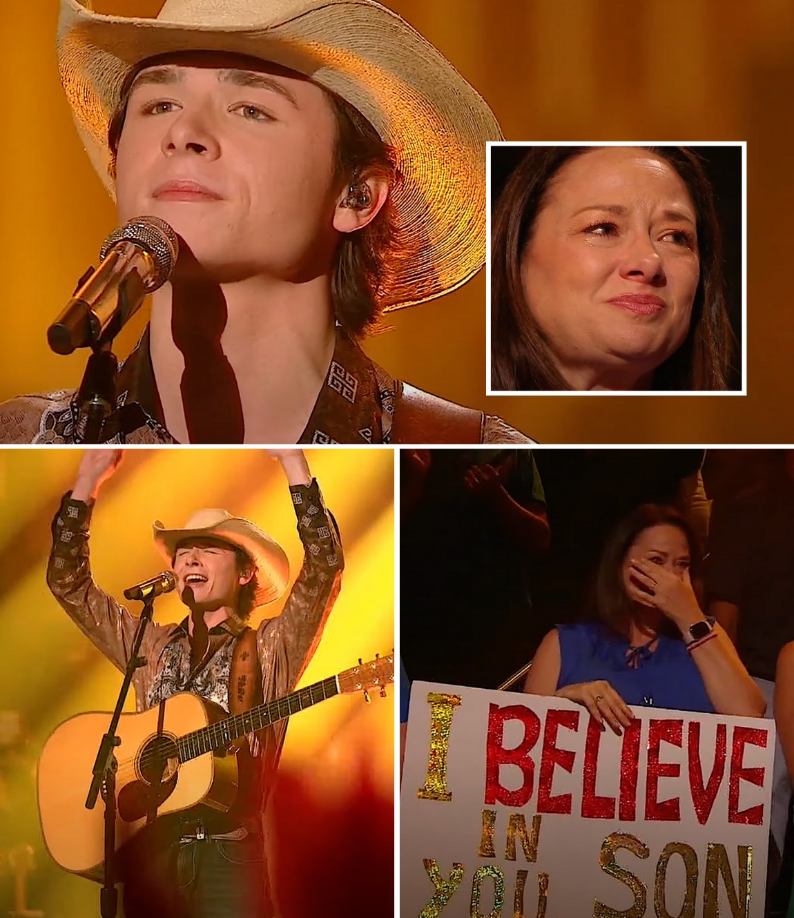 John Foster had everyone in tears. His performance of “Believe” by ...