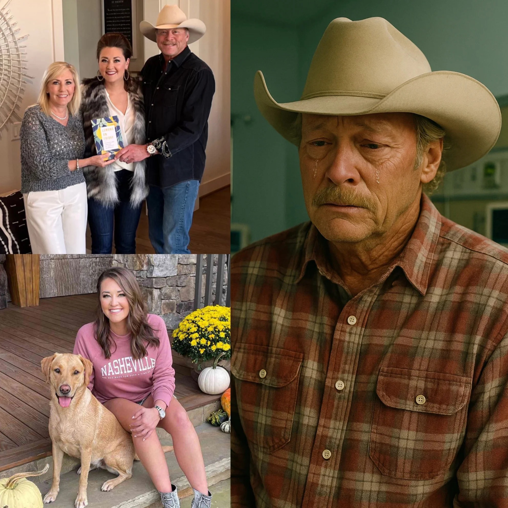 Cover Image for IMPACTING NEWS: Country music fans choking and praying as Alan Jackson shares heartbreaking news about his beloved daughter…