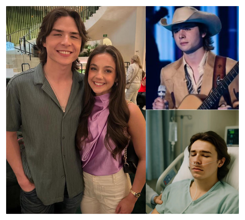 Cover Image for URGENT NEWS: John Foster’s girlfriend, Brooklyn Bourque, has just revealed a heartbreaking untold story, announcing that John Foster was rushed to the hospital immediately after the American Idol finale ended, leaving fans deeply worried about his future because…