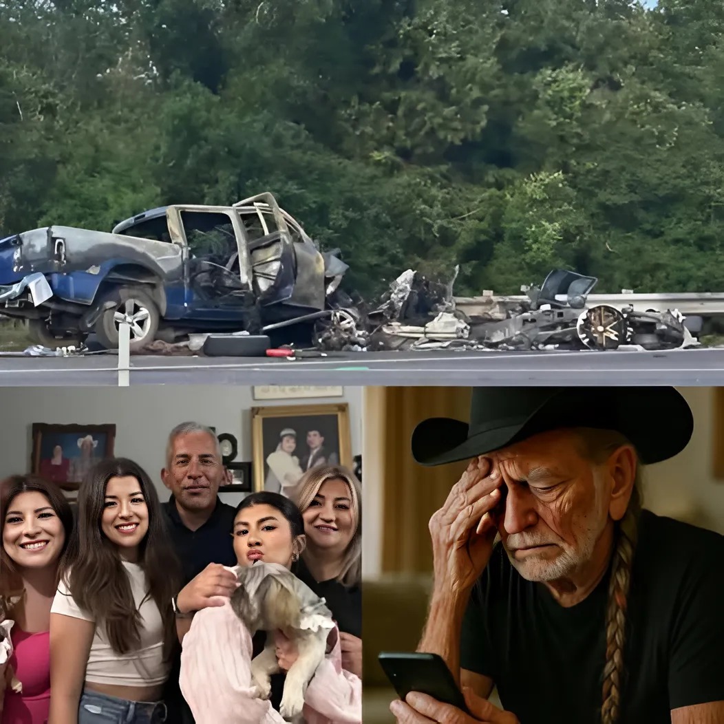 Cover Image for BREAKING NEWS: Country Music Legend Willie Nelson Moved by Tragic Accident That Claimed the Lives of a Family of 5 from Houston in Leon County – His Meaningful and Unexpected Action Leaves Fans in Tears