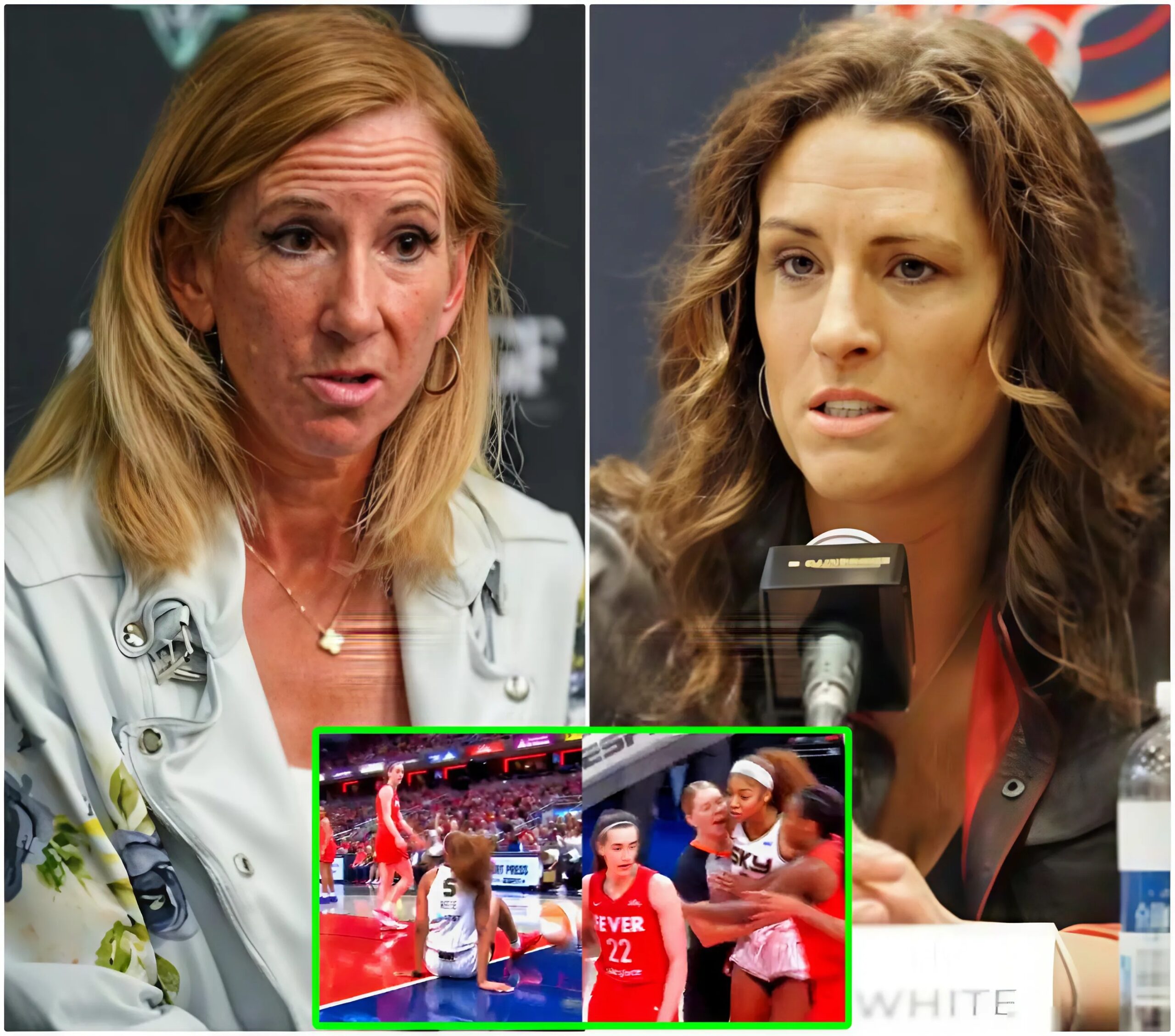 Cover Image for BREAKING: The WNBA organizers made a shocking announcement after reviewing the VAR of Caitlin Clark’s deliberate and injurious foul on Angel Reese — upgrading the original $5,000 fine to a $100,000 penalty and issuing a suspension, which triggered a harsh response from head coach Stephanie White.
