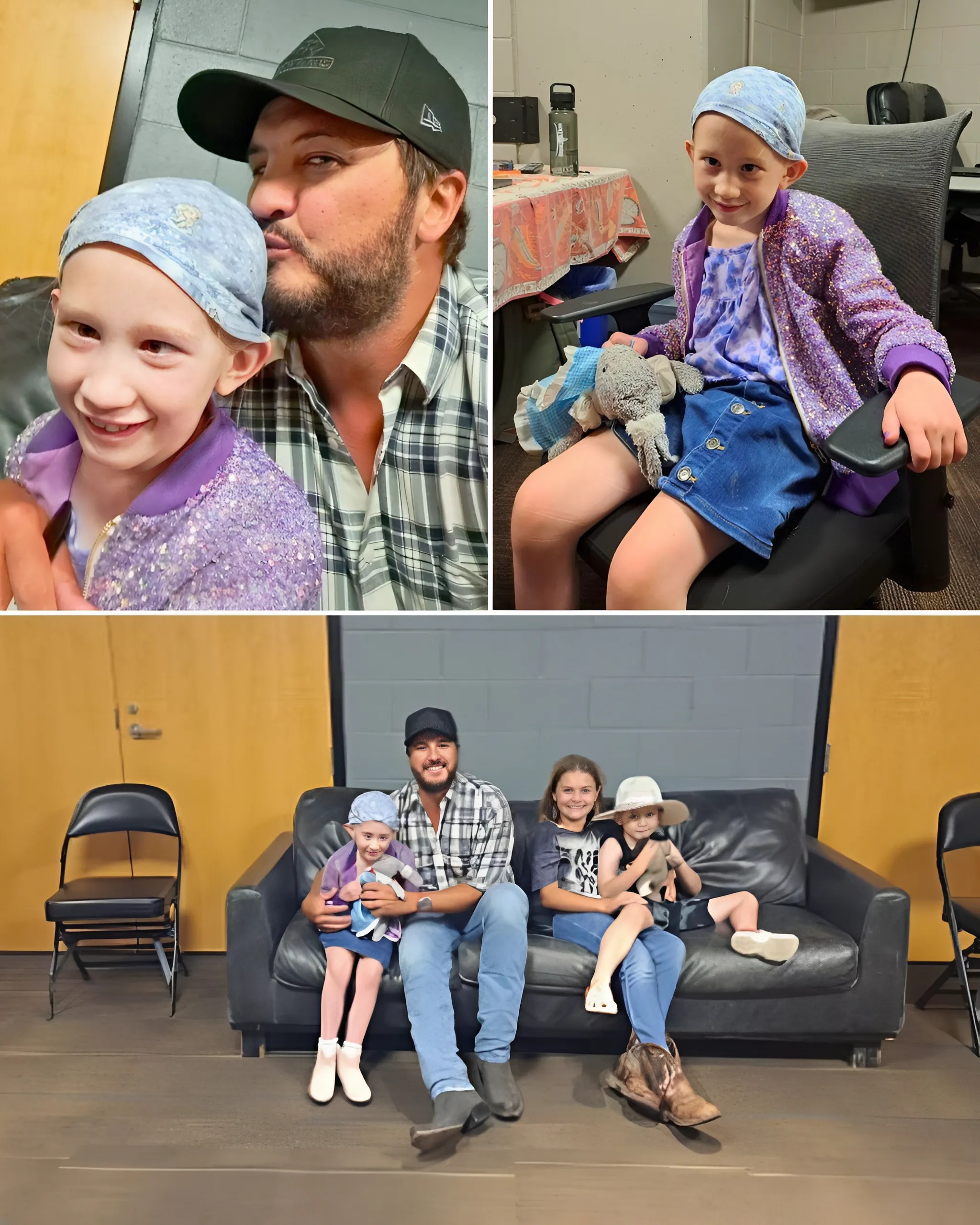 Cover Image for Luke Bryan just proved why he’s more than a country star—he’s got a heart of gold. When a 7-year-old superfan battling terminal brain cancer wished to meet her hero, he didn’t just show up—he made it unforgettable.