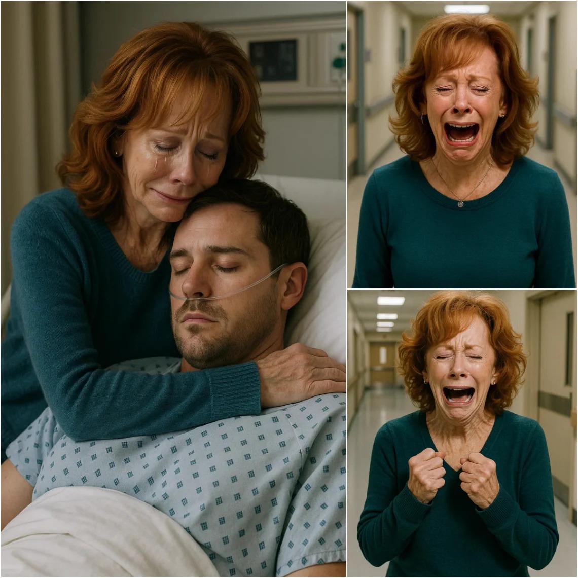 Cover Image for VERY BAD: “Reba McEntire Collapses at His Son’s Hospital Bed After Horrific Accident – His son’s words and Actions Left Him Unable to Stand… On an ordinary afternoon, while recording in a Nashville studio, singer Reba McEntire suddenly received an urgent phone call. On the other end of the line was the panicked voice of a close friend…