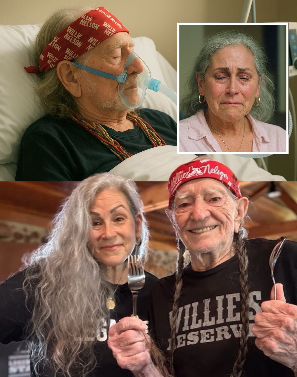 Cover Image for VERY SAD NEWS: 12 Minutes Ago in Texas, USA — At 92, Willie Nelson’s Wife Tearfully Shares Urgent Announcement With His Followers That Willie Nelson Is Currently…