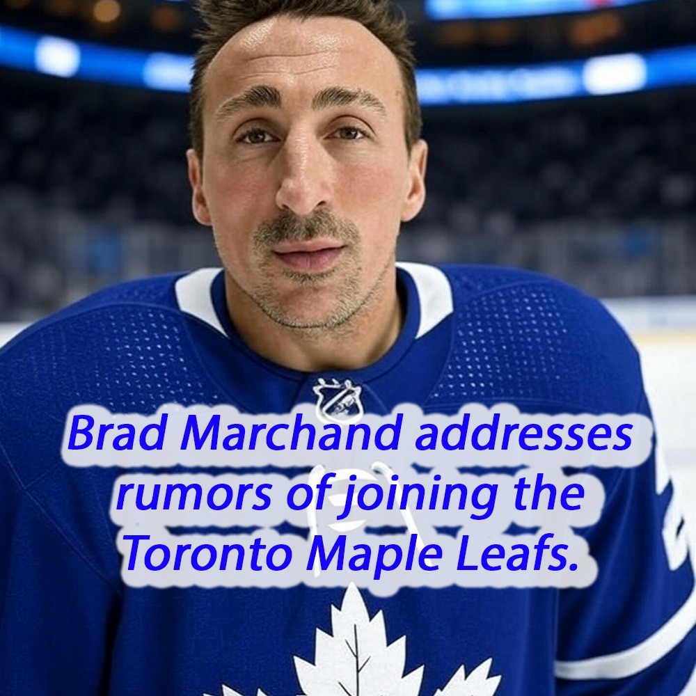 Cover Image for Brad Marchand officially responds to the rumors that he will be joining the Maple Leafs.