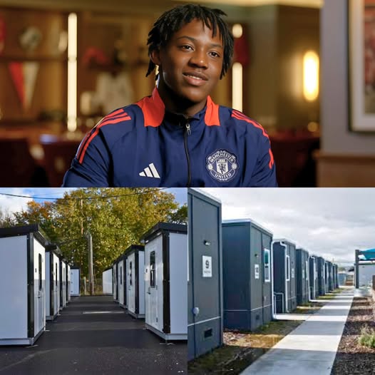 Cover Image for BREAKING NEWS : Manchester United star Kobbie Mainoo Donates Entire $12.9 Million Bonus and Sponsorship Earnings to Homeless Shelter Initiative to Help Fund 150 Units Housing with 300 Shelter Beds… “I’ve seen the effects of homelessness firsthand growing up, and I knew if I ever had the means, I’d give back in a meaningful way,” Josh Allen said in a press conference. “No one deserves to sleep on a sidewalk.”…