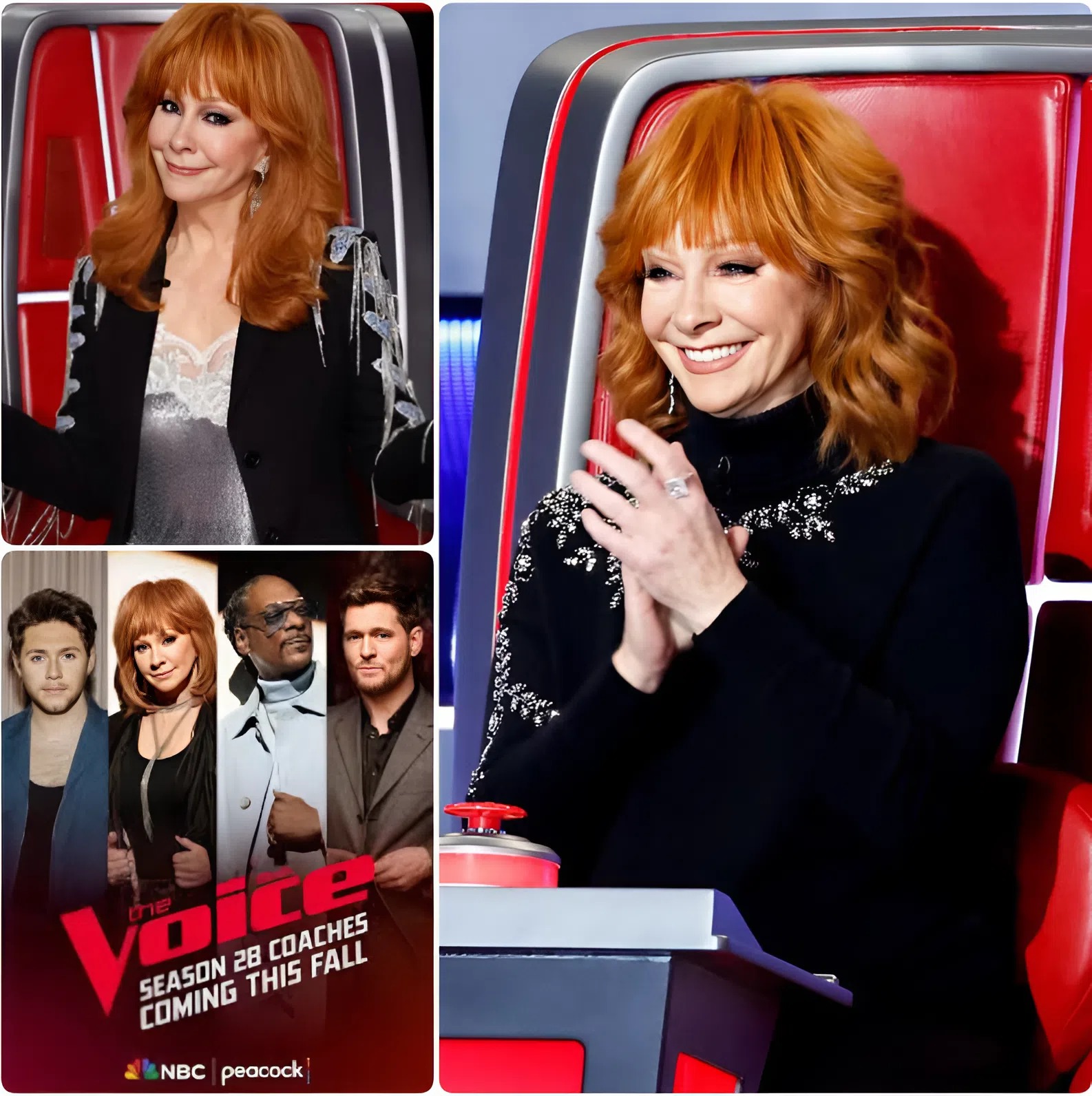 Cover Image for She Once Turned Down The Voice Judge’s Chair Out of Fear She’d Crush Young Dreams — But Reba McEntire Never Imagined That Same Kindness Would Make Her the First Female Coach in the Show’s History to Win Both First and Second Place in a Single Season