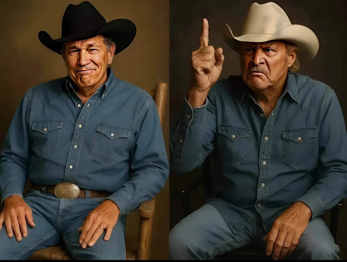 Cover Image for George Strait Breaks Silence About Alan Jackson — Fans Divided Over 5-Word Statement
