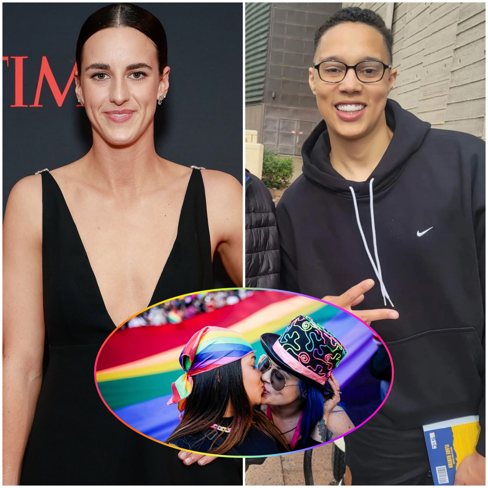 Cover Image for Caitlin Clark Declines to Celebrate Pride Month in June – Brittney Griner Says “Woke” Deserves Celebration, Cites 5 Words of Intense Response…