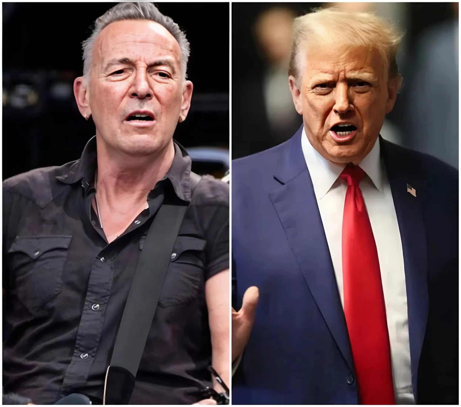 Cover Image for BREAKING NEWS: Donald Trump sent a threatening message to rock legend Bruce Springsteen: “If you want to sing, then shut your mouth!” In response, Bruce Springsteen said one sentence that left the entire world speechless…