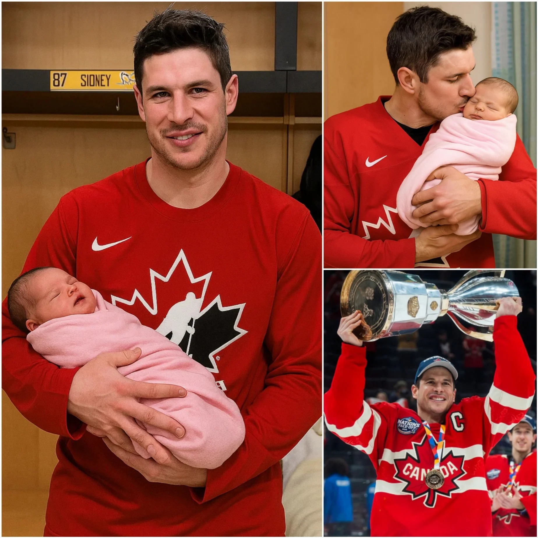 Cover Image for FROM TRAGEDY TO HERO: After a poor newborn was heartbreakingly abandoned, Canadian hockey star Sidney Crosby made a life-changing decision. Just hours after a newborn baby was found abandoned, Canadian hockey star Sidney Crosby stunned the entire nation and warmed the hearts of millions around the world with a deeply humane decision: he pledged to become the child’s legal guardian and cover all living and upbringing expenses until the child turns 18. From pain to hope, one man’s compassion is rewriting this child’s future.