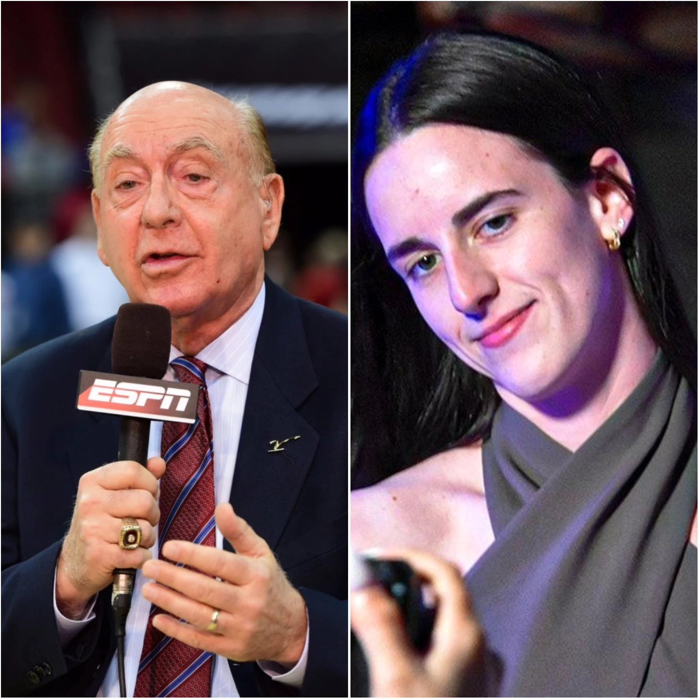 Cover Image for Dick Vitale calls out WNBA players, saying jealousy influenced their vote, ranking Caitlin Clark as only the 9th best guard despite her huge impact on the league:  “It is absurd the way that a number of players in the WNBA have treated Caitlin Clark!So sad but I bet they love the charter flights, yhe increase in salaries, the crowds, the TV ratings since she arrived from Iowa. No doubt she is the best thing to happen to the WNBA.”