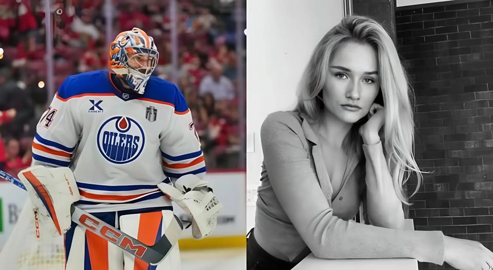 Cover Image for SAD NEWS: My husband, he was too young to have to go through this…”. Just 10 minutes ago in Edmonton, Canada, Stuart Skinner’s wife shared…