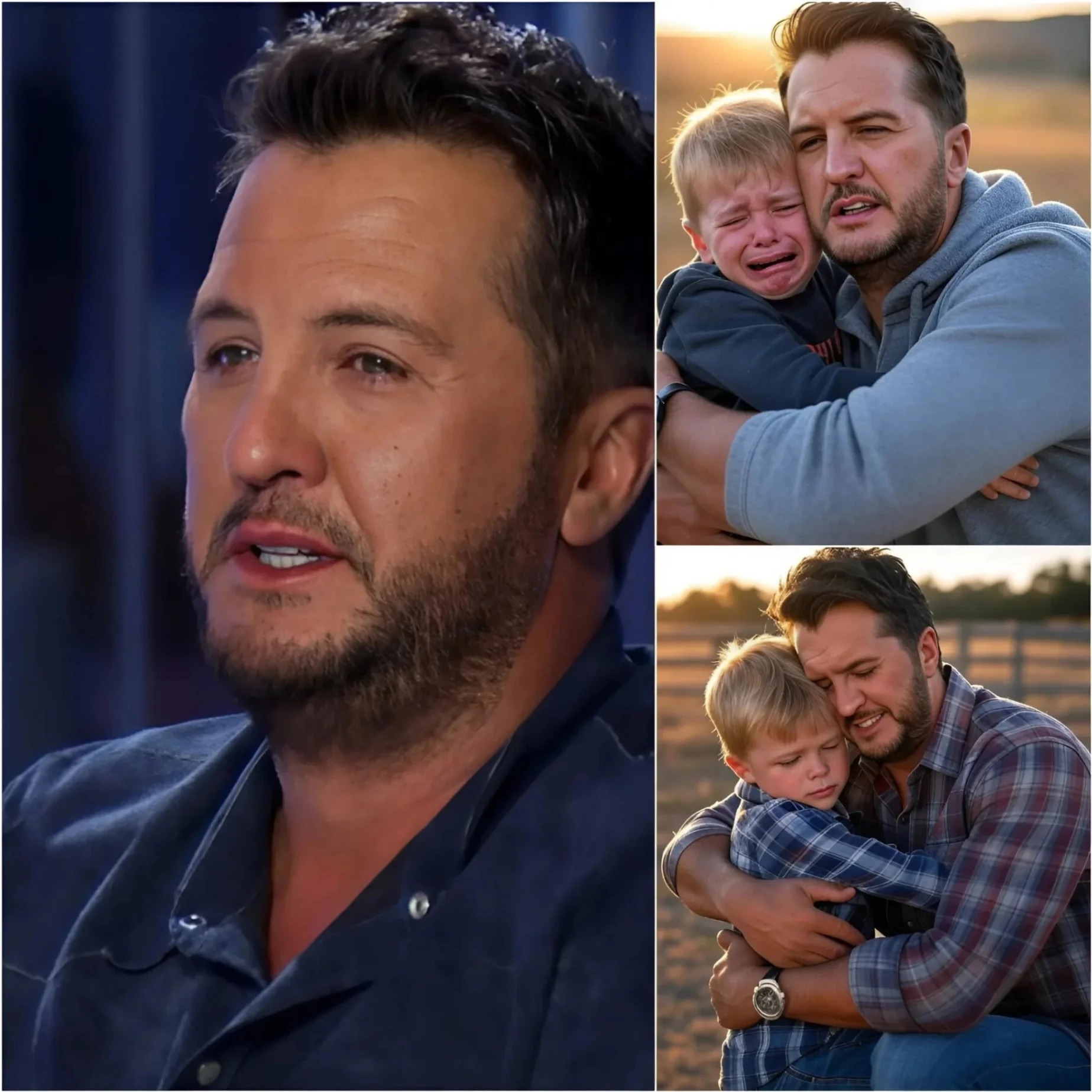 Cover Image for EXTREMELY SAD NEWS: “My son, he’s far too young to endure this…”. Just 5 minutes ago in Georgia, Luke Bryan left fans devastated and in tears, praying for his family, as he shared shocking news about his son…