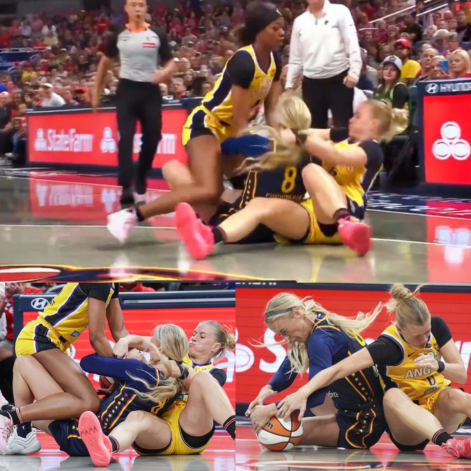 Cover Image for SHOCKING NEWS: Julie Vanloo Choked Sophie Cunningham During Nasty Scramble For Loose Ball During Sparks-Fever Game
