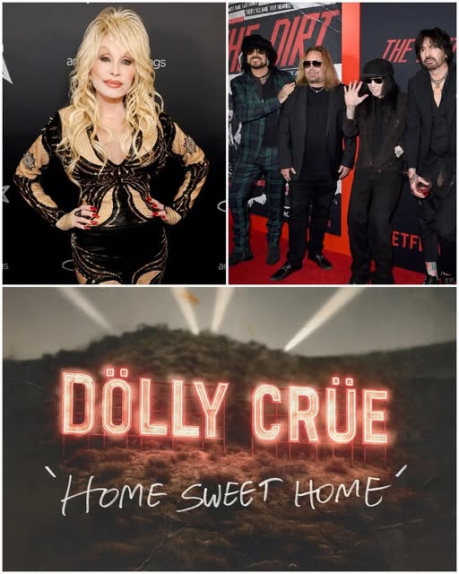 Cover Image for Country queen meets glam-metal legends in a heart-tugging, genre-defying duet as Dolly Parton and Mötley Crüe reimagine the classic “Home Sweet Home” for a cause that matters. Celebrating the song’s 40th anniversary, this powerful new version isn’t just about music—it’s about hope. With proceeds benefiting Covenant House and exclusive “Dolly Crüe” merch up for grabs, this is more than a collab—it’s a movement. Ready to hear Dolly rock? Click to dive into the full story.