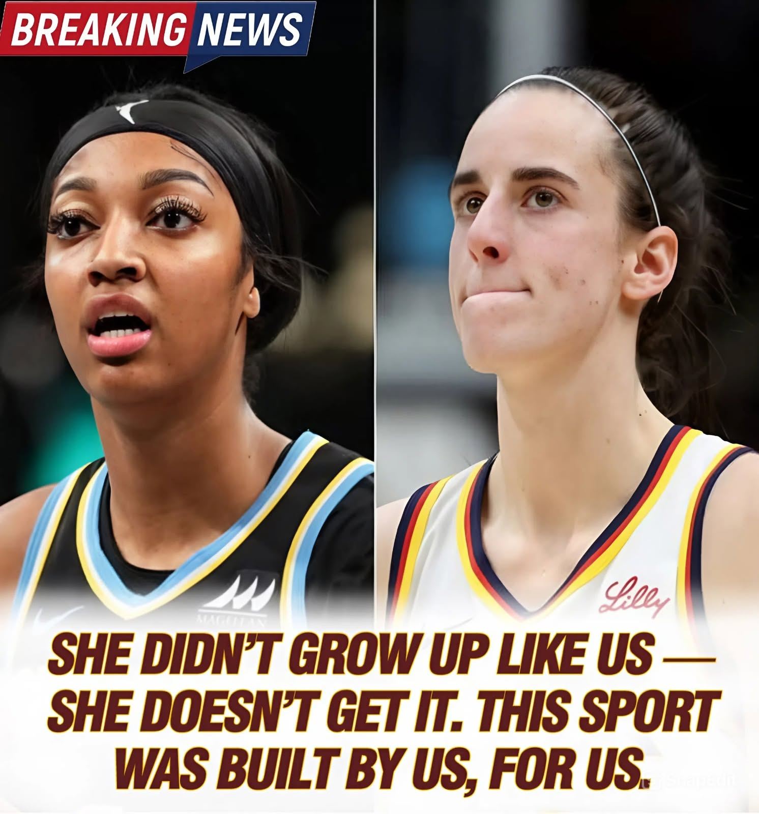 Cover Image for 🔥”PRESERVE BLACK CULTURE” Angel Reese Faces Backlash After Allegedly Questioning Caitlin Clark’s Place in Black Culture. Angel Reese made a controversial comment questioning Caitlin Clark’s presence in the WNBA.