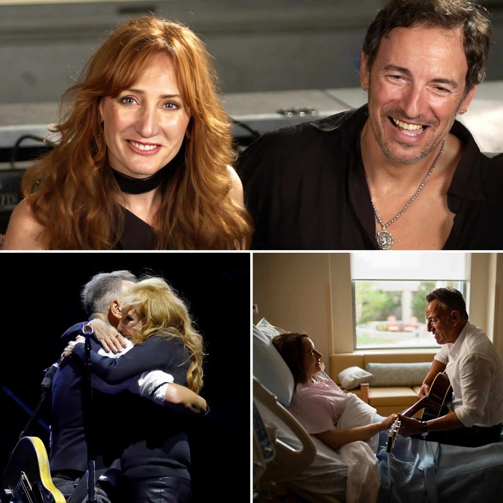 Cover Image for “He didn’t come as ‘The Boss’, he came as her husband” 🥹! In a hushed New Jersey hospital hallway, Bruce Springsteen picked up his guitar and sang “If I Should Fall Behind” straight to Patti’s room. No stage, no lights just the raw power of love. By the last verse, even the nurses were wiping away tears. ▶️ Watch the moment that proves love outshines fame 👇👇