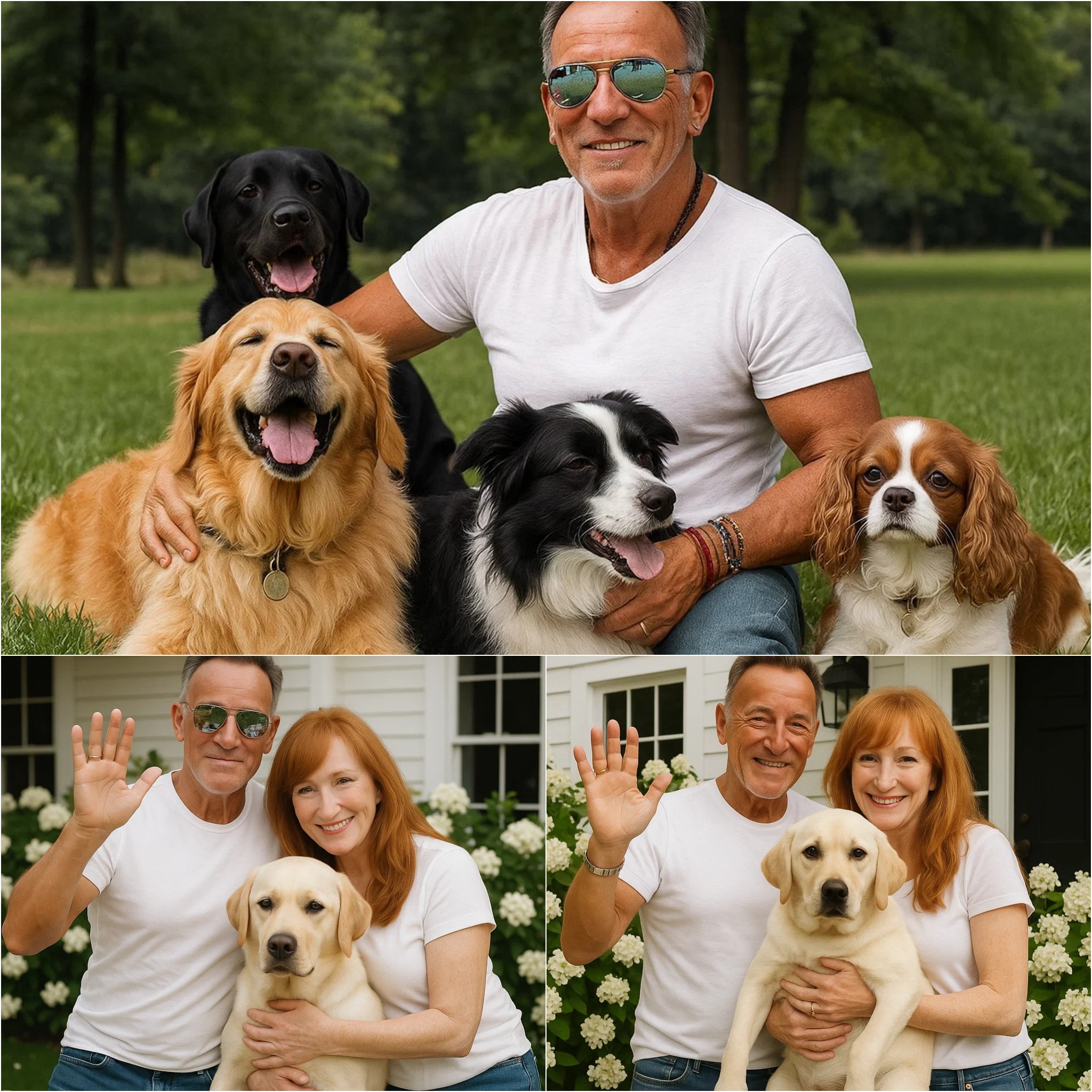 Cover Image for BREAKING NEWS: Bruce Springsteen ignites the internet with a heart-melting announcement, revealing plans to invest £10 million into building a ‘paradise’ for stray dogs and cats, vowing to rescue thousands of abandoned animals and give them the love, care, and forever homes they deserve! 🐶💖🌍