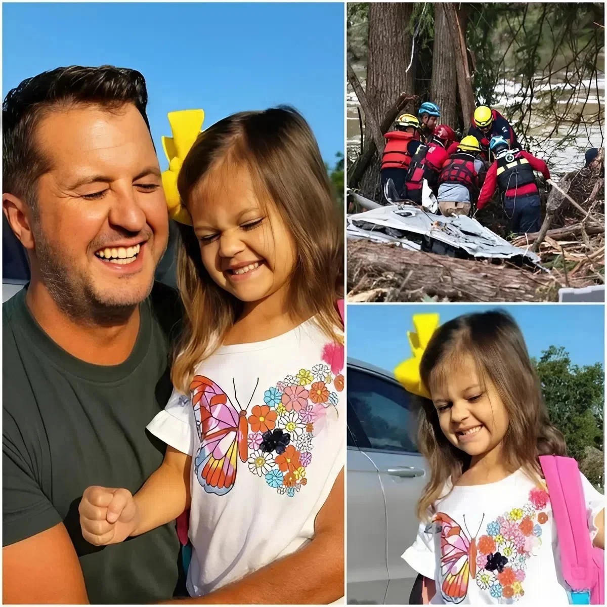 Cover Image for She was eight years old. The only granddaughter of Luke Bryan—now confirmed dead at Camp Mystic after the Texas floods….