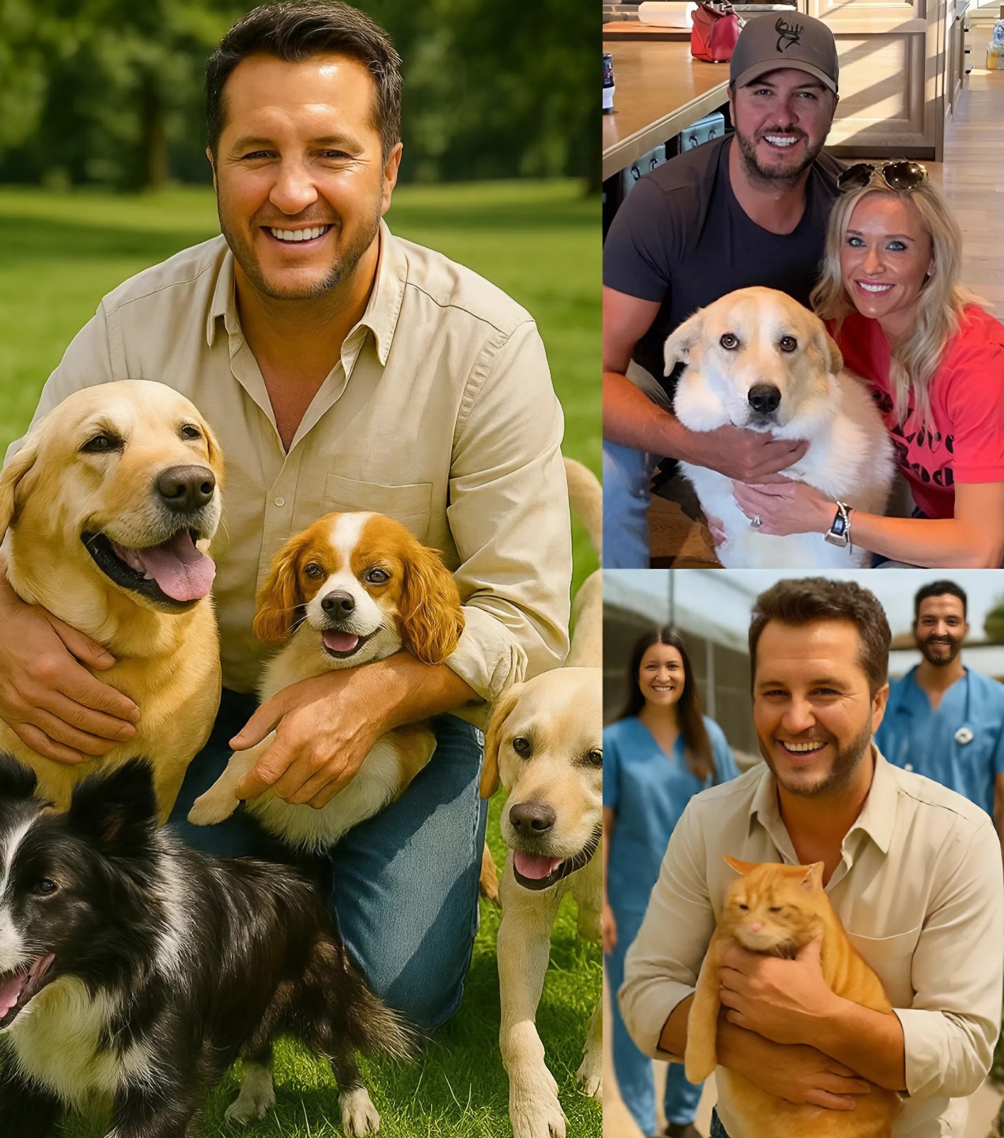 Cover Image for BREAKING NEWS: Luke Bryan ignites the internet with a touching act. When all hope seemed lost, a completely unexpected action by Luke Bryan left the entire community in awe. You won’t be able to imagine where this story leads. This is a tale of kindness, surprise, and a decision that could change the lives of 83 precious beings. This act didn’t just shock people—it also opened a new chapter for those who believe in the power of change. But what really happened? You won’t believe how one simple action brought about such profound transformations.