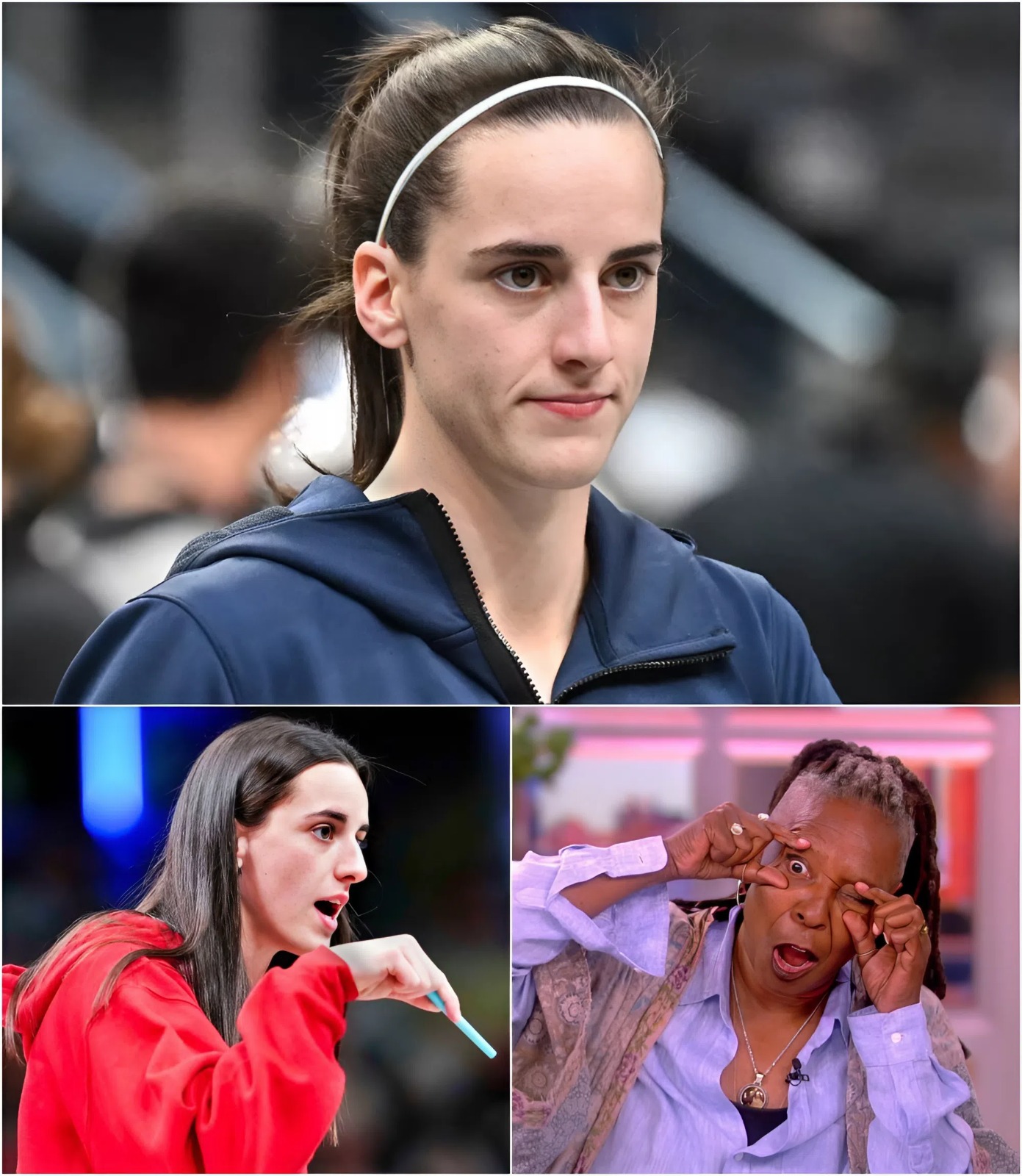 Cover Image for SHOCKING MOVE: Caitlin Clark SHUTS DOWN Whoopi Goldberg with just SEVEN ICY WORDS then drops the mic!
