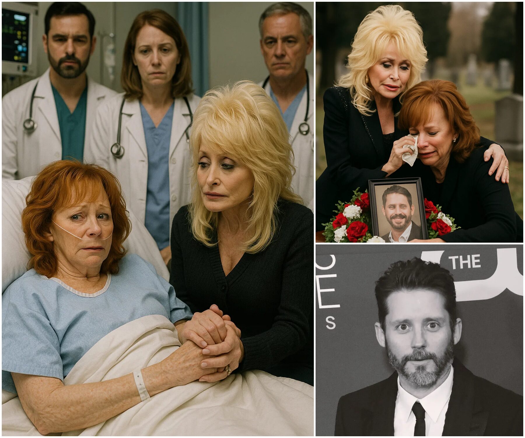 Cover Image for VERY SAD NEWS: 12 minutes ago in Texas, USA — Dolly Parton broke down in tears as she shared heartbreaking news about Reba McEntire’s health after hearing that her stepson Brandon Blackstock passed away at the age of 48…