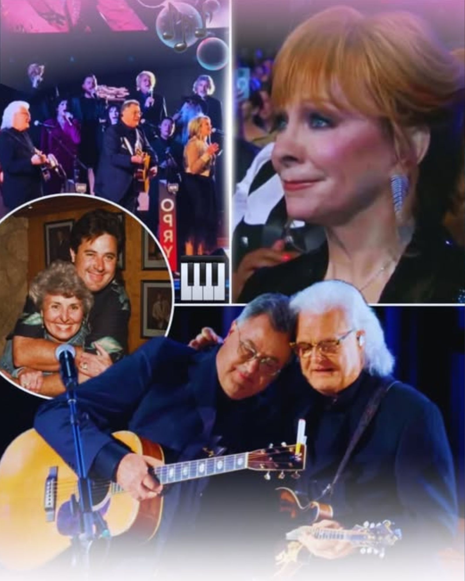 Cover Image for Vince Gill Leaves the Opry in Tears with a Devastating “Go Rest High on That Mountain”  The house went still when Vince Gill stepped to the mic at the Grand Ole Opry. With a trembling voice, he asked everyone to pause—to remember the loved ones we carry in our hearts. He honored his mother, nearing her 100th birthday… then whispered the line that broke the room: “This is about her son.” A century of a mother’s love. A son gone too soon. In that instant, the song became a prayer—shared grief, shared hope, shared tears. – Country Music