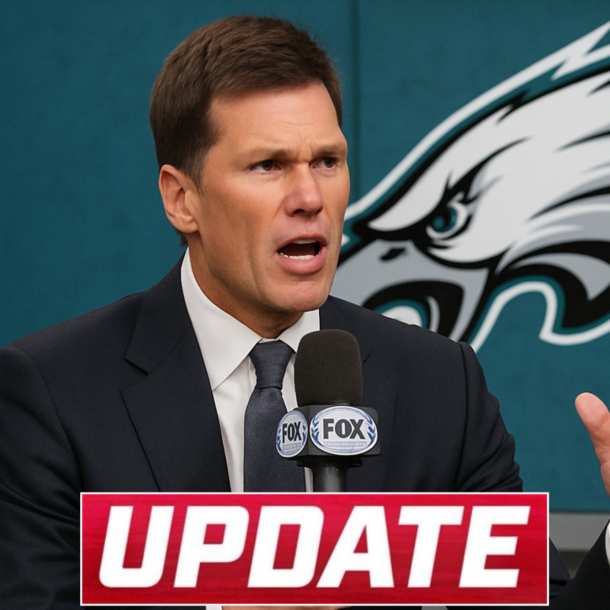 Cover Image for Statement on FOX Sports: Tom Brady called the 2024–2025 Super Bowl champion Philadelphia Eagles the most unconvincing team, criticizing their “Tush Push” play as ugly and undeserving of respect.’I won the Super Bowl six times, and every single one was convincing’: TOM said…
