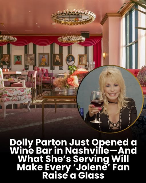 Cover Image for Dolly Parton is giving fans another reason to toast—her brand-new Dolly Wines bar has officially opened inside Nashville’s buzzing Assembly Food Hall! “Enjoy a taste of Dolly’s warmth and spirit with every sip,” the venue promises, as patrons are invited to sip under a glowing photo of Dolly herself. From California Chardonnay to sparkling selections, her wine line is all about easy-drinking charm and signature flair. Curious what’s on the menu and how this ties into her ever-expanding empire?