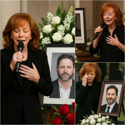 Cover Image for Reba McEntire Breaks Down Singing Farewell to Her Son — Dolly Parton Finishes the Song as Reba Collapses in Tears Holding Brandon Blackstock’s Portrait