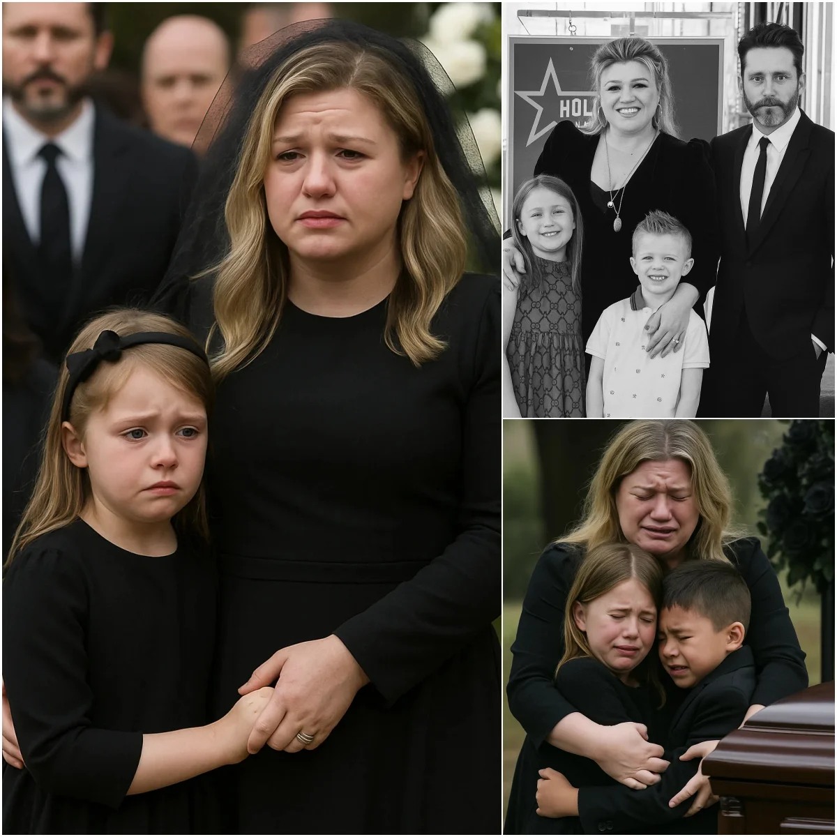Cover Image for They had planned a quiet memorial. But then Kelly Clarkson stepped forward, her hands trembling as she held a yellowed envelope. River Rose Blackstock stood beside her, pale, eyes full of tears. “My father… he knew this was coming a long time ago,” she said, voice breaking.  Kelly then revealed a secret Brandon Blackstock had kept for decades — a truth written in a single, sealed letter, hidden in his private safe. The letter, dated 1994, began with a chilling line: “If you’re reading this, then the time has come.”  No one at the funeral — not even his closest friends — could have imagined Brandon Blackstock had predicted his own death, even describing when his health would begin to fail. But the real shock was the reason: Brandon Blackstock hadn’t simply passed from age or illness… He made a choice. A sacrifice.  Sharon, who had stayed silent for years, finally confessed: “Brandon Blackstock once told me, ‘I’m not afraid to die. I’m only afraid of leaving before I’ve made things right.’ And he did. Even if no one ever knew.”