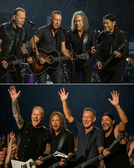 On a rainy night in New York, Metallica and Bruce Springsteen delivered