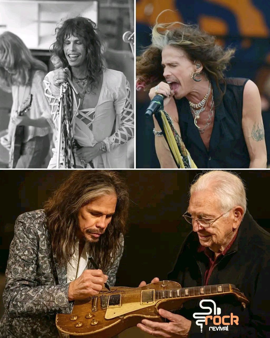 He carried the guitar for fifty years, and when Steven Tyler saw it ...
